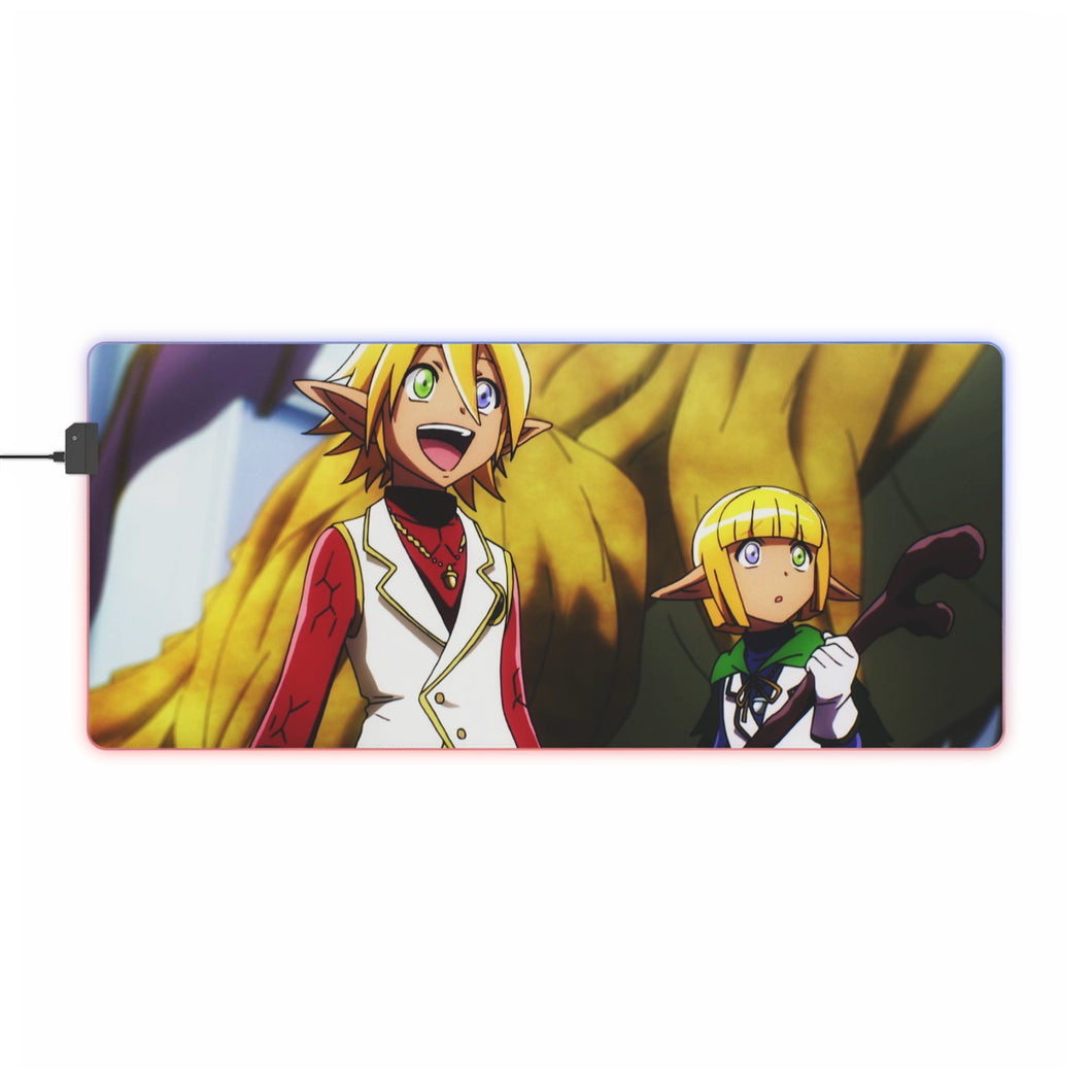 Aura Bella Fiora y Mare Bello Fiore RGB LED Mouse Pad (Desk Mat)