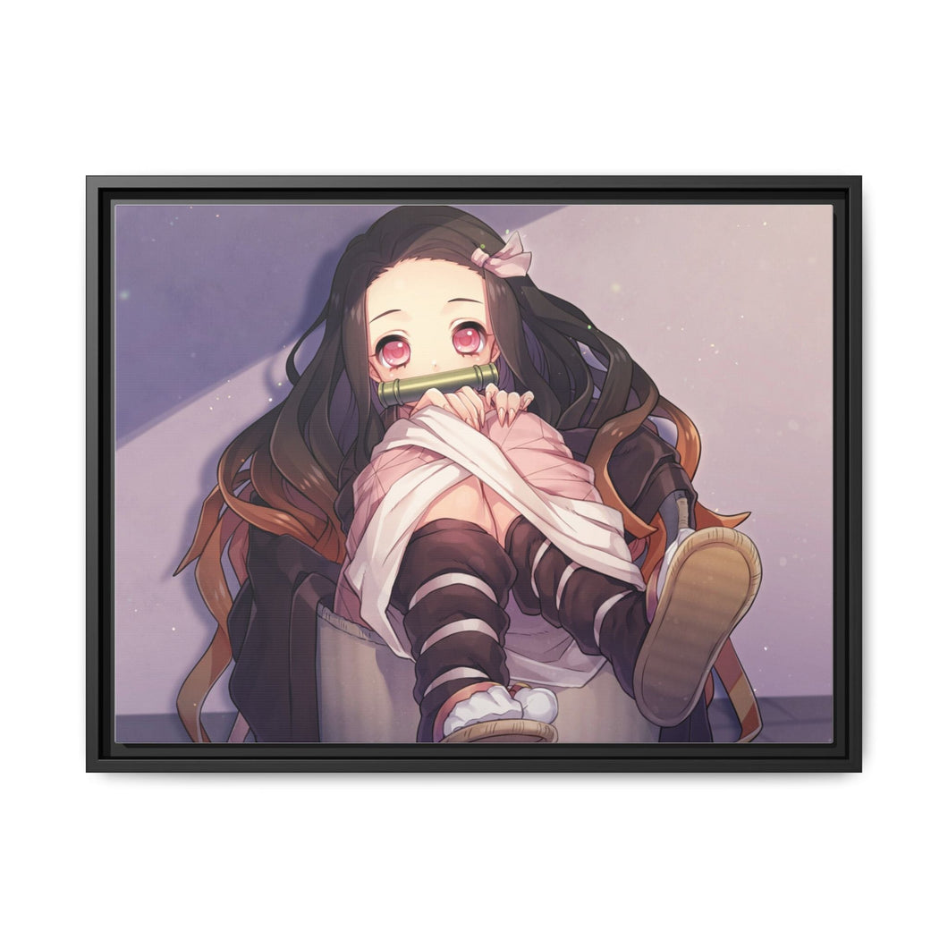 Demon Slayer: Kimetsu no Yaiba Nezuko Kamado Canvas Framed Art Print