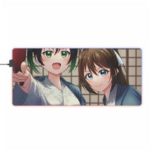 Load image into Gallery viewer, Shizuku Osaka &amp; Yu Takasaki RGB LED Mouse Pad (Desk Mat)
