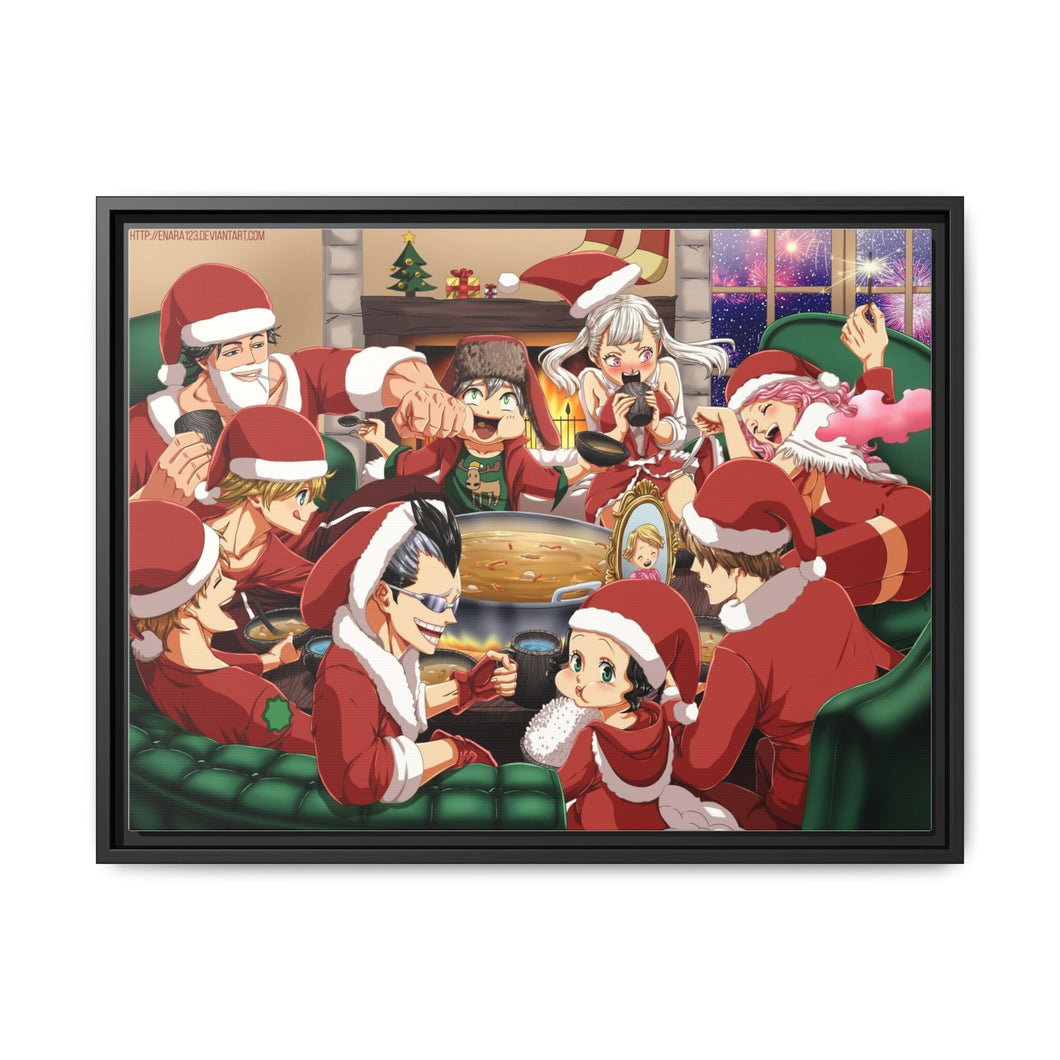 Black Clover Asta, Noelle Silva, Yami Sukehiro, Luck Voltia Canvas Framed Art Print