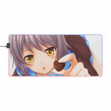 Load image into Gallery viewer, The Melancholy Of Haruhi Suzumiya RGB LED Mouse Pad (Desk Mat)
