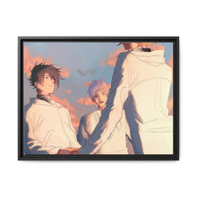 Load image into Gallery viewer, The Promised Neverland Ray, Norman, Emma Canvas Framed Art Print
