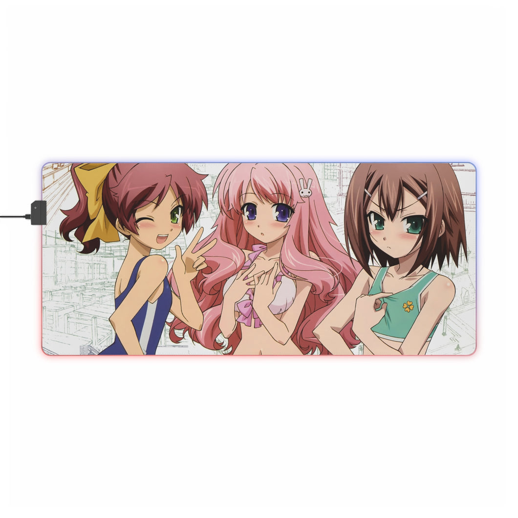 Baka And Test RGB LED Mouse Pad (Desk Mat)