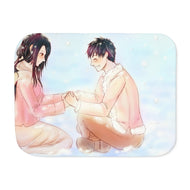 Monkey D. Luffy and Boa Hancock Sherpa Blanket