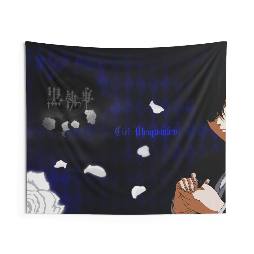 Black Butler Indoor Wall Tapestry