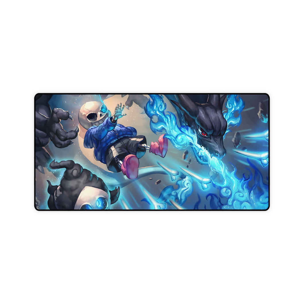 Blue Death Mouse Pad (Desk Mat)
