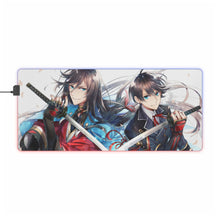Load image into Gallery viewer, Anime Touken Ranbu RGB LED Mouse Pad (Desk Mat)
