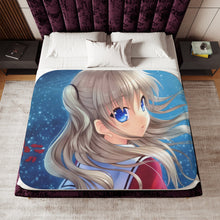 Load image into Gallery viewer, Nao Tomori looking back Sherpa Blanket
