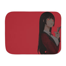 Load image into Gallery viewer, Anime Kakegurui Sherpa Blanket
