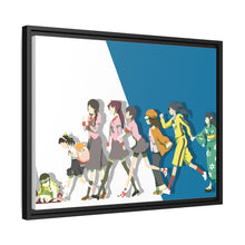 Load image into Gallery viewer, Monogatari Minimalist March of the Oddities V1 Canvas Framed Art Print
