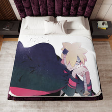 Load image into Gallery viewer, Anime Boruto Sherpa Blanket
