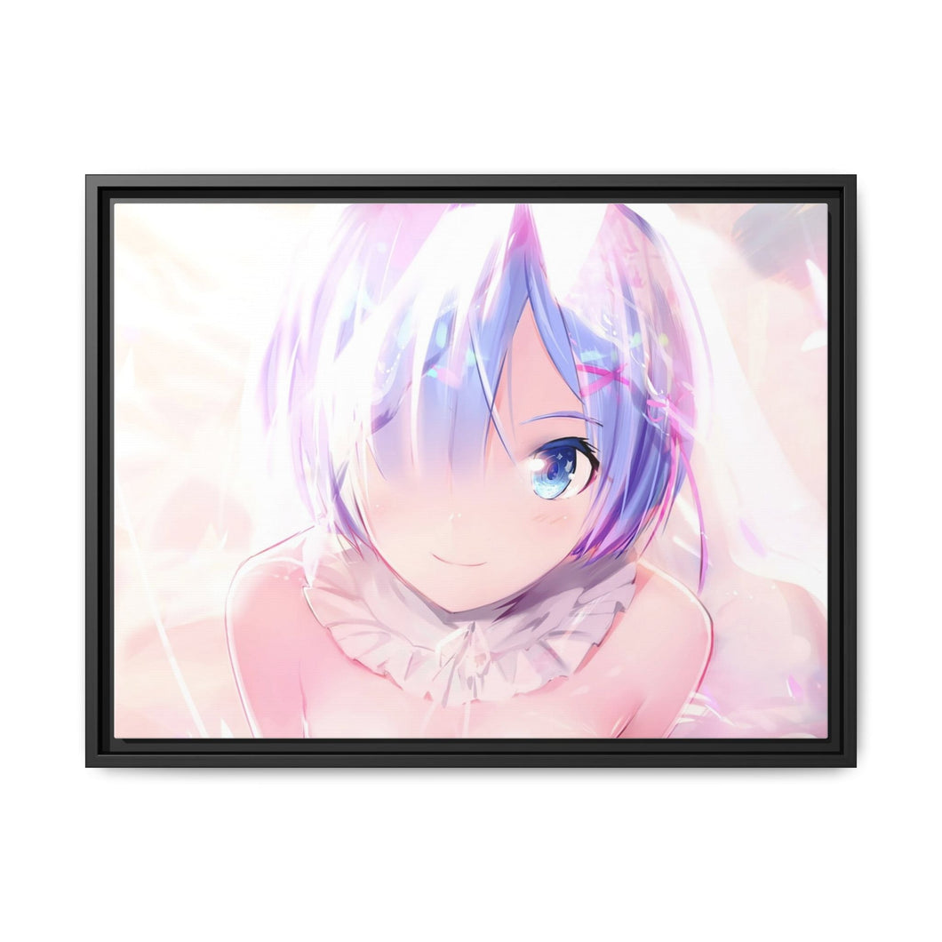 Rem Canvas Framed Art Print