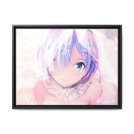 Rem Canvas Framed Art Print