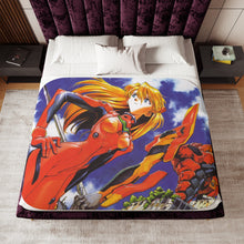 Load image into Gallery viewer, Anime Neon Genesis Evangelion Sherpa Blanket
