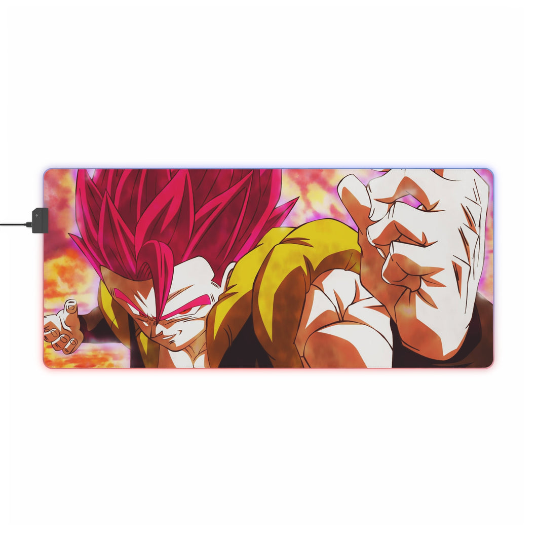 Gogeta SSG RGB LED Mouse Pad (Desk Mat)
