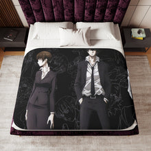 Load image into Gallery viewer, Psycho-Pass Inspecters And the villain Sherpa Blanket
