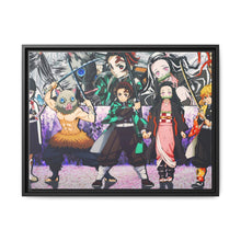 Load image into Gallery viewer, Anime Demon Slayer: Kimetsu no Yaiba Canvas Framed Art Print
