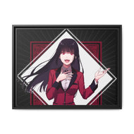 Yumeko Jabami Canvas Framed Art Print