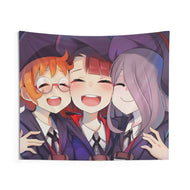 Little Witch Academia Atsuko Kagari, Sucy Manbavaran, Computer Keyboard Pad, Lotte Yanson Indoor Wall Tapestry