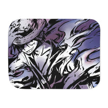 Load image into Gallery viewer, Luffy blue fire Sherpa Blanket
