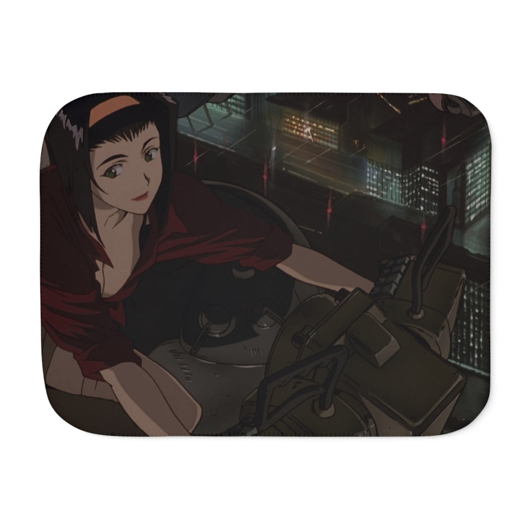 Anime Cowboy Bebopr Sherpa Blanket