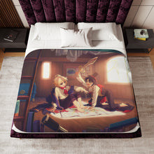 Load image into Gallery viewer, Anime Seraph of the Endr Sherpa Blanket
