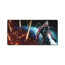 Load image into Gallery viewer, Commander Shepard Mouse Pad (Desk Mat)
