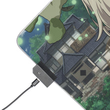 Load image into Gallery viewer, Blue Exorcist Rin Okumura, Kuro, Shiemi Moriyama RGB LED Mouse Pad (Desk Mat)
