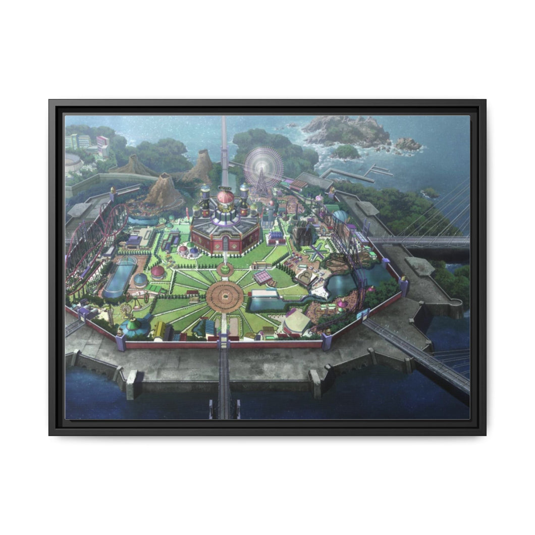Deadman Wonderland Prison Canvas Framed Art Print