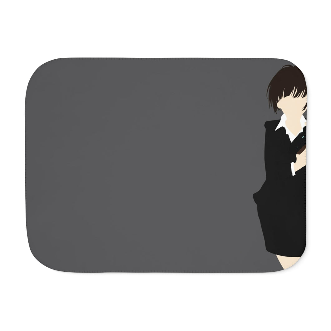 Akane Tsunemori Minimalist Sherpa Blanket