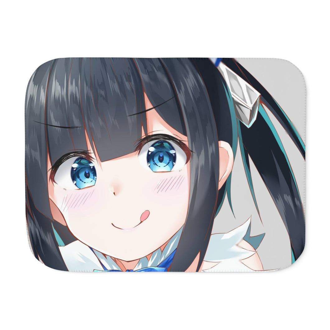 Is It Wrong To Try To Pick Up Girls In A Dungeon? Sherpa Blanket