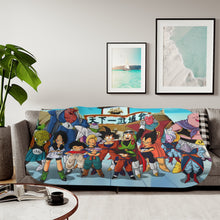Load image into Gallery viewer, Dragon Ball Zposter Sherpa Blanket
