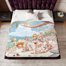Load image into Gallery viewer, Anime Touhour Sherpa Blanket

