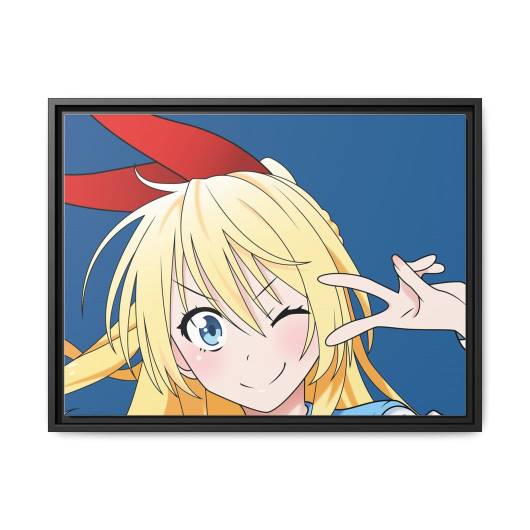 Nisekoi Chitoge Kirisaki Canvas Framed Art Print