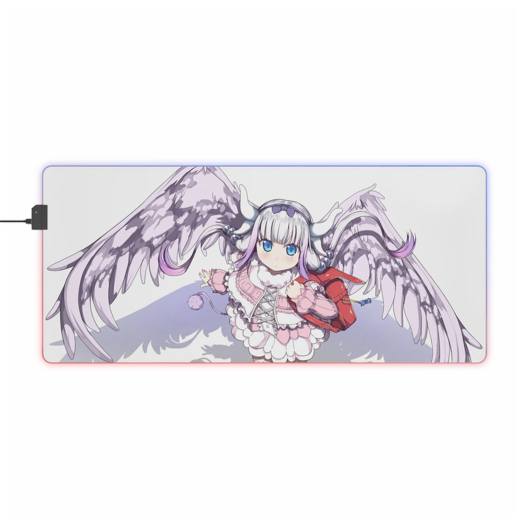 Miss Kobayashi's Dragon Maid Kanna Kamui, Kobayashi San Chi No Maid Dragon RGB LED Mouse Pad (Desk Mat)