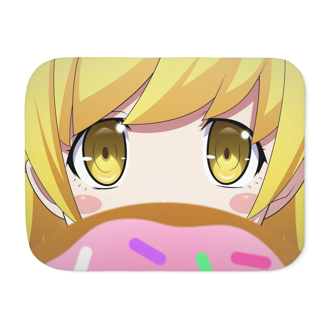 True Desire - Shinobu, Monogatari Series Sherpa Blanket