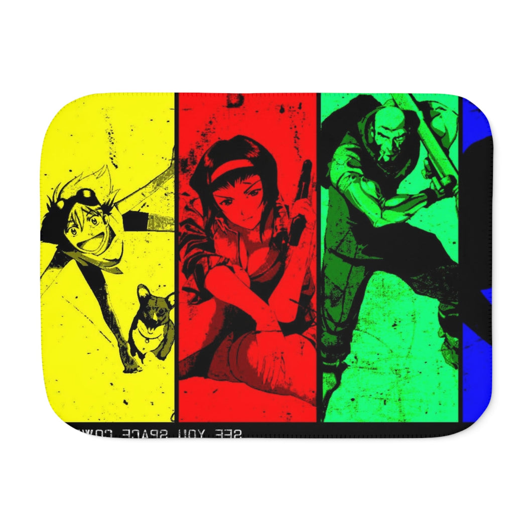 Anime Cowboy Bebopr Sherpa Blanket