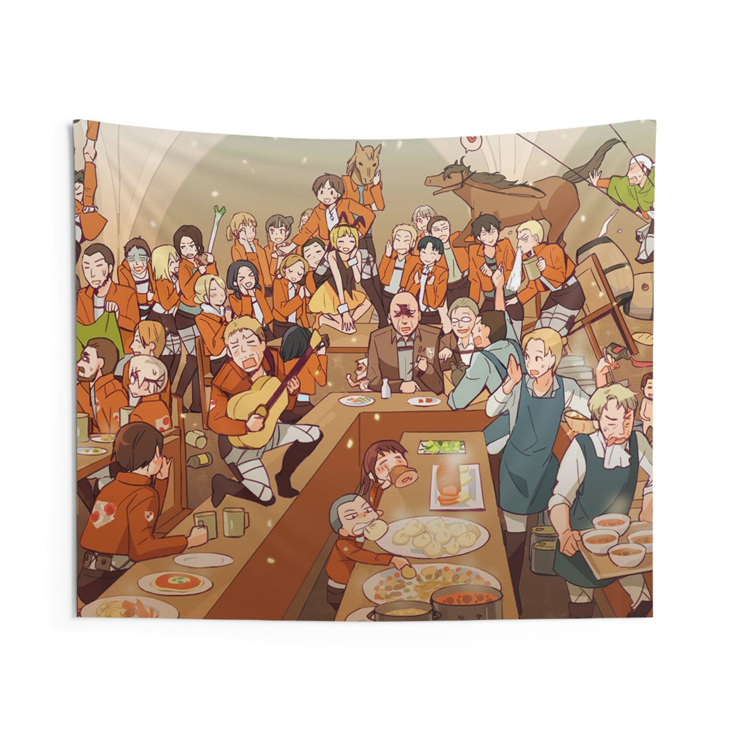 Anime Attack On Titan Indoor Wall Tapestry