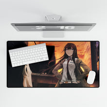 Load image into Gallery viewer, Makise Kurisu &amp; Rintaro Okabe Mouse Pad (Desk Mat)
