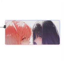 Load image into Gallery viewer, Puella Magi Madoka Magica Homura Akemi, Madoka Kaname RGB LED Mouse Pad (Desk Mat)

