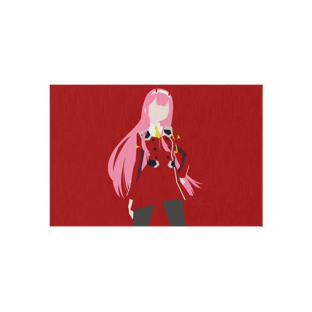 Zero Two from Darling in the FranXX Rug