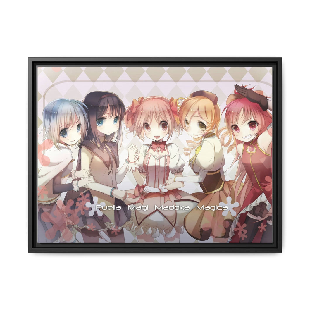 Anime Puella Magi Madoka Magica Canvas Framed Art Print