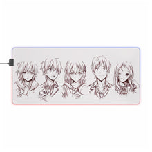 Load image into Gallery viewer, Gamers! Karen Tendou, Chiaki Hoshinomori, Aguri, Keita Amano, Tasuku Uehara RGB LED Mouse Pad (Desk Mat)
