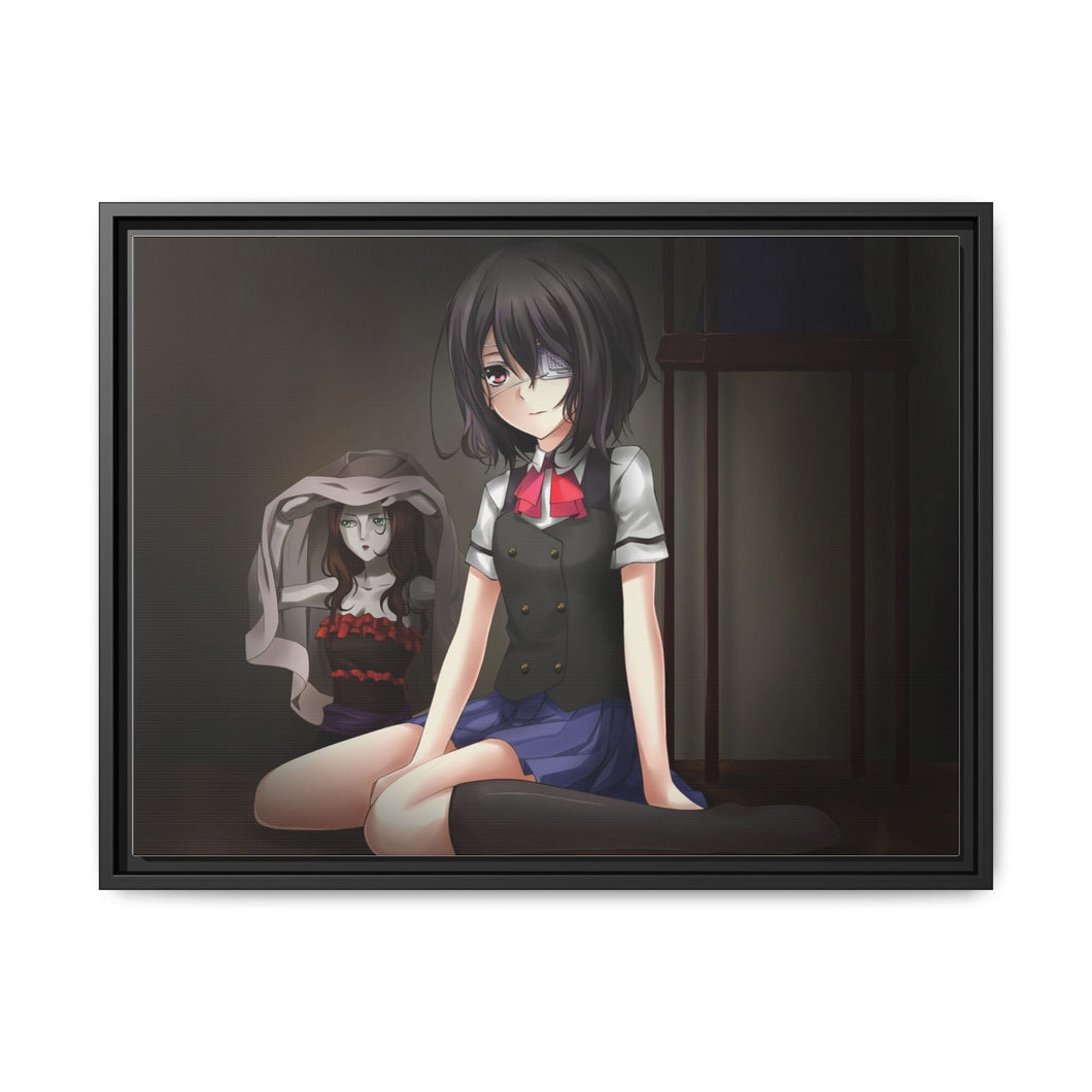 Another Mei Misaki Canvas Framed Art Print