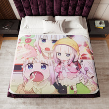 Load image into Gallery viewer, Anime Miss Kobayashi&#39;s Dragon Maid Sherpa Blanket
