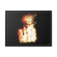 Fading Into Insanity Canvas Framed Art Print