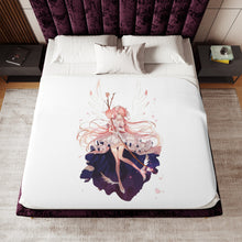Load image into Gallery viewer, Puella Magi Madoka Magica Madoka Kaname Sherpa Blanket

