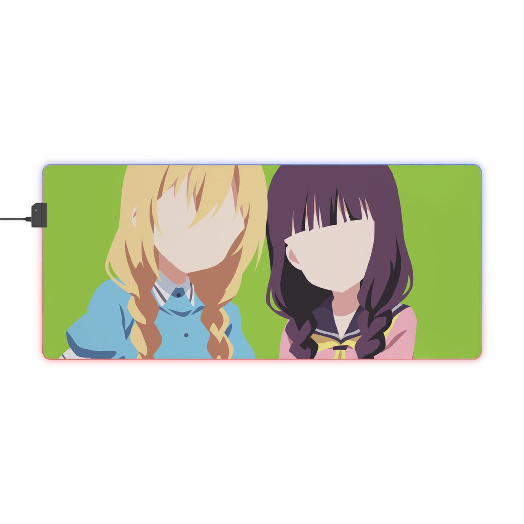 Blend S Maika Sakuranomiya, Kaho Hinata RGB LED Mouse Pad (Desk Mat)