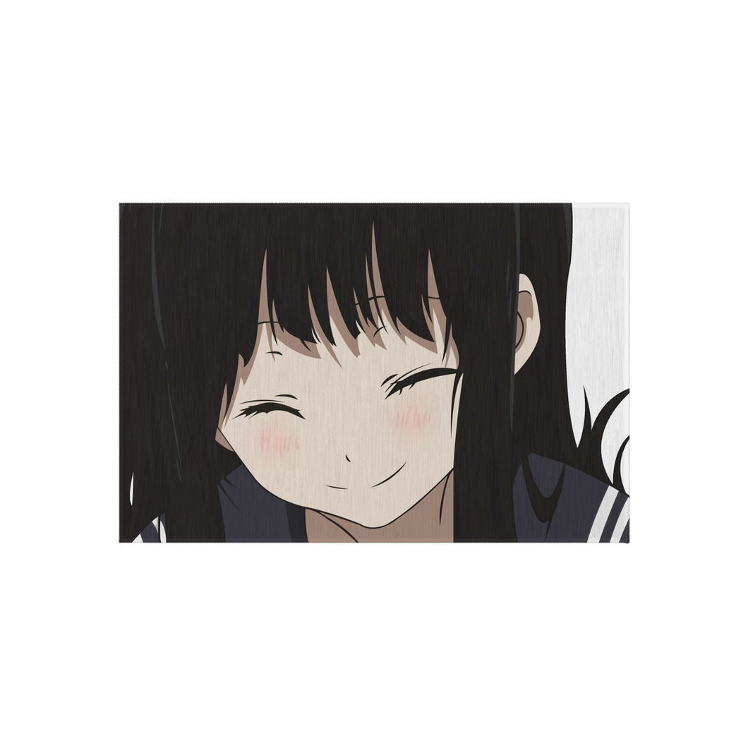 Eru Chitanda Smiling face Rug