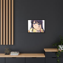 Load image into Gallery viewer, Rascal Does Not Dream Of Bunny Girl Senpai Canvas Framed Art Print

